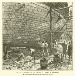 Humphry Davy hace ejecutar, en el Arsenal de Portsmouth, el recubrimiento galvánico del casco de un barco